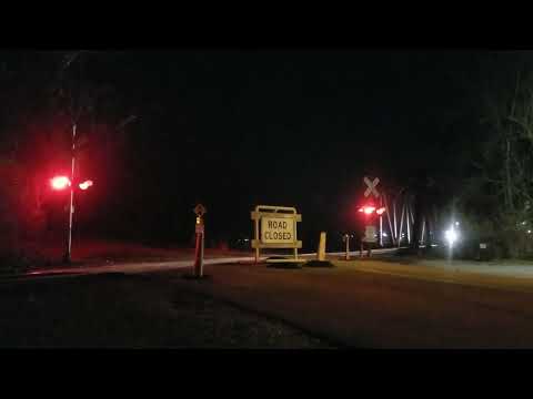 Ohio Central Railroad Southbound Light Engine Move, Muskingum Avenue Crossing, Zanesville, Ohio