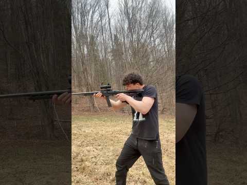 Savage Arms 64 Precision Semi-Auto Rimfire Rifle - .22 LR - Black Synthetic.