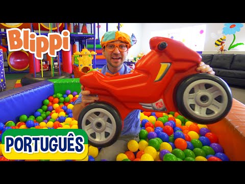 Blippi Visita um Parque Coberto | +Vídeos Educativos para Crianças | As Aventuras de Blippi