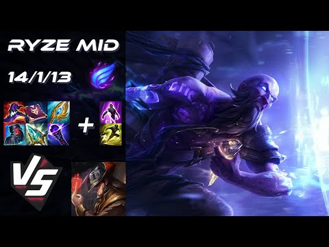 MID Ryze vs Twisted Fate - EU Challenger Patch 25.S2.5
