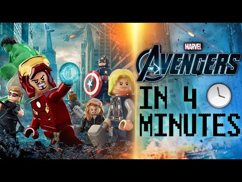 MARVELS Avengers In 4 Minutes [LEGO STOP MOTION]