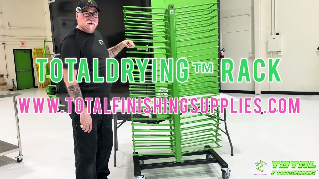 TOTALrack™ Cabinet Door Drying Rack Unboxing & Assembly | 50-Door Pro Shop Rack
