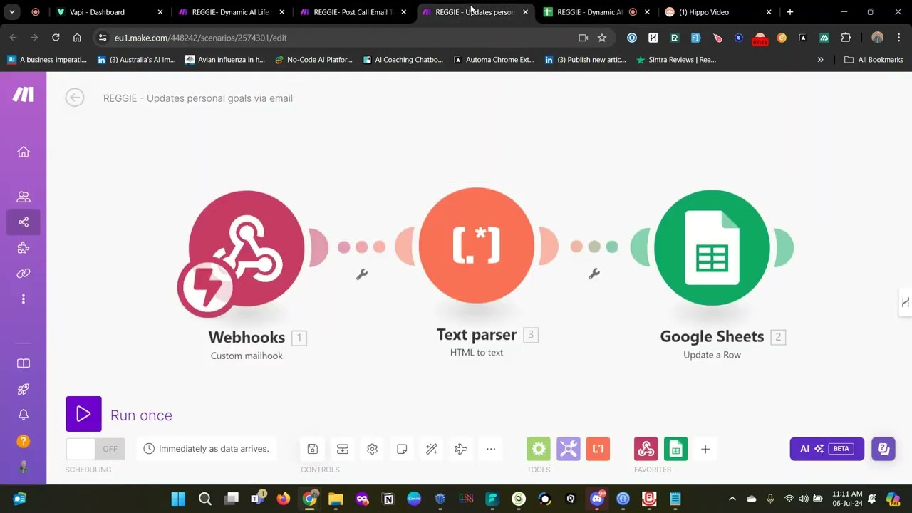 VAPI / MAKE.com AI Automation - Dementia Support - Voice AI Life Coach