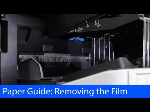 Paper Guide: Removing the Film 