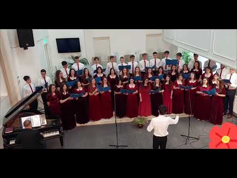 Corul Liceului Adventist "Ștefan Demetrescu" mai 2022 Comunitatea Militari- Cu Tine prin credință