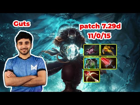 Attacker Guts Kunkka Mid - DOTA 2 7.29d - MMR rank - Dota2 Gameplay [Learn To PRO dota2]