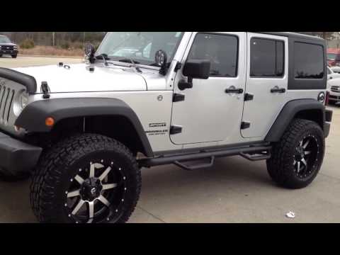 2012 Jeep Wrangler Fuel Maverick 20 inch wheels