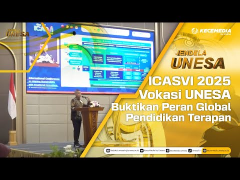 UNESA WINDOW: ICASVI 2025 UNESA Vocational: Proving the Global Role of Applied Education