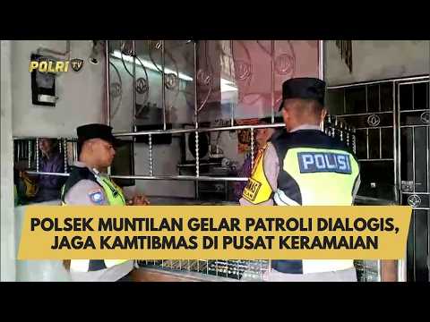 POLSEK MUNTILAN GELAR PATROLI DIALOGIS, JAGA KAMTIBMAS DI PUSAT KERAMAIAN