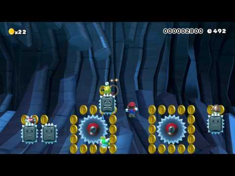 SpinninThwompathonChallenge~12IC by ★ζнзιśεα♪★ - SUPER MARIO MAKER - No Commentary 1AI