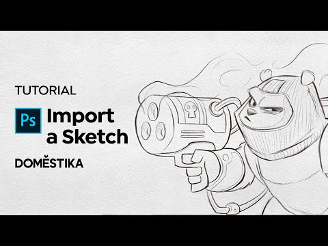 Photoshop TUTORIAL : Importing a Character Sketch | Joel Santana | Domestika