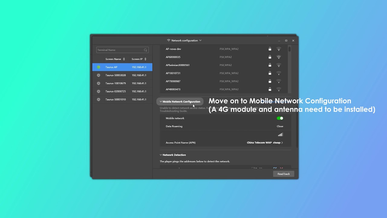 11 Network Configuration (Async Mode)