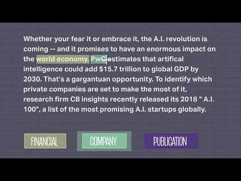 USE CASE NLP - Named Entity Recognition