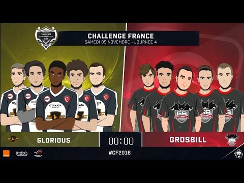 Grosbill vs E-Corp Glorious (Partie 1) - Phase de groupe | Challenge France 2016