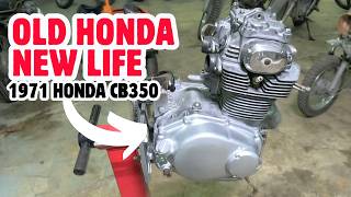 This Honda CB350 Engine Looks Factory Fresh Again!