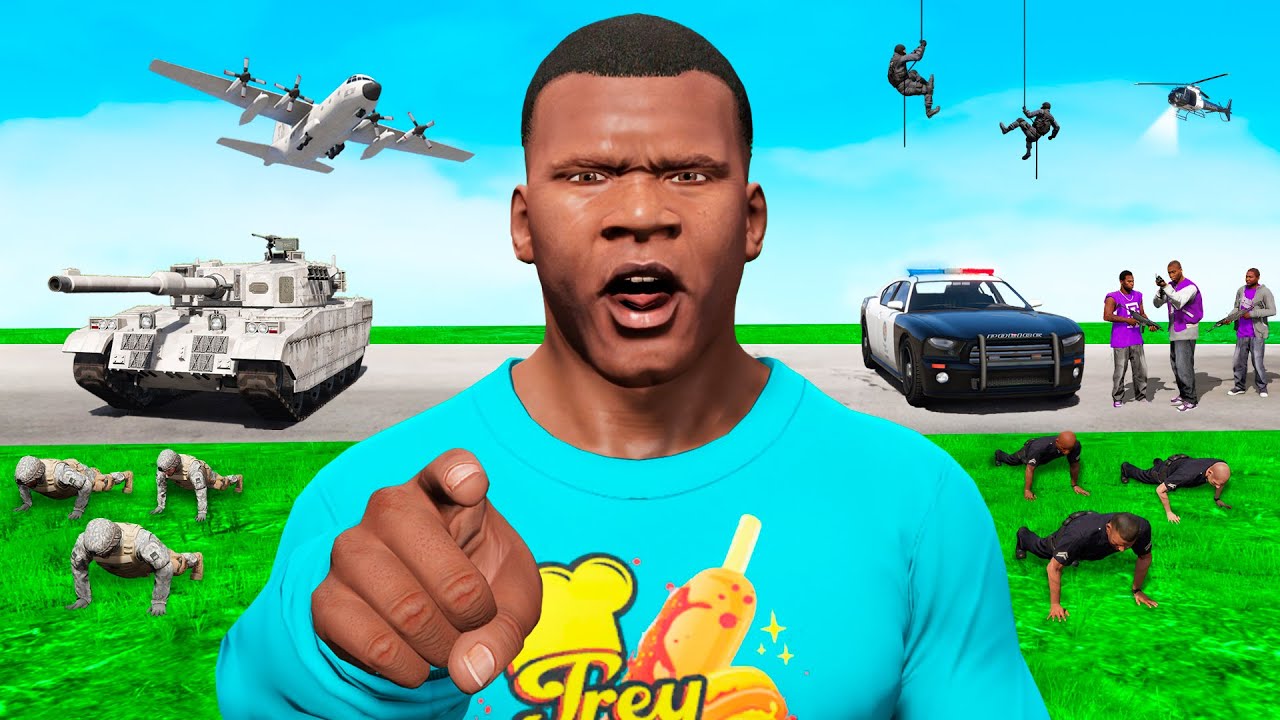 CONTROLANDO AS PROFISSÕES NO GTA 5 - O FILME