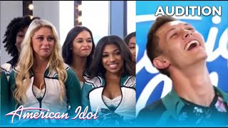 Kyle Tanguay: The NFL  Eagles Only Male Cheerleeder Wants To Be The Next @American Idol