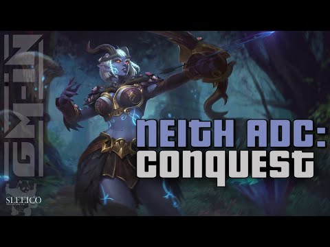 SMITE - Neith ADC: Moonlit Scout CONQUEST!