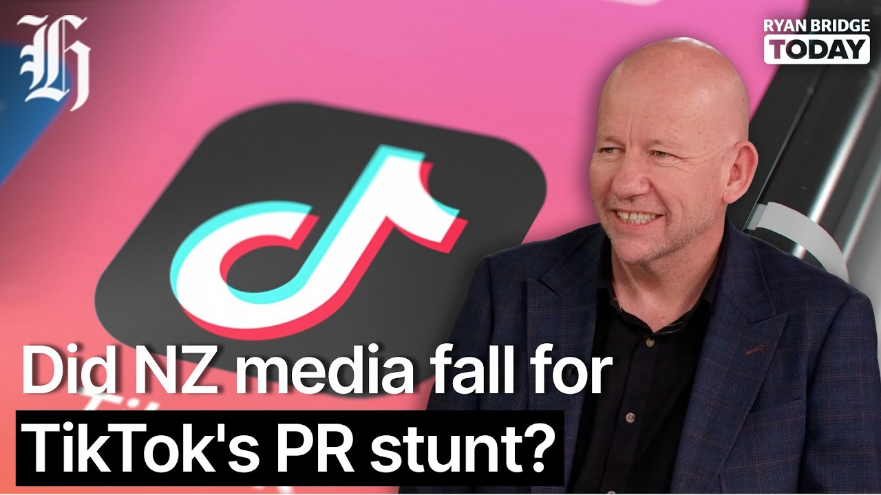 Did NZ media fall for TikTok's PR stunt? | Ryan Bridge TODAY