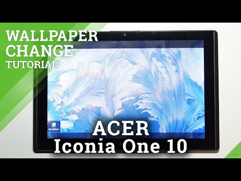 How to Change Wallpaper in ACER Iconia One 10 – Update Home Screen & Lock Screen