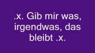 Silbermond &#39;Irgendwas bleibt&#39; ~lyrics~