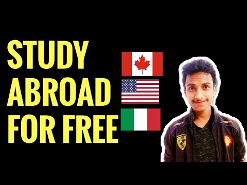 HOW TO STUDY ABROAD FREE - STUDY IN USA - STUDY IN GERMANY - STUDY IN UK Video