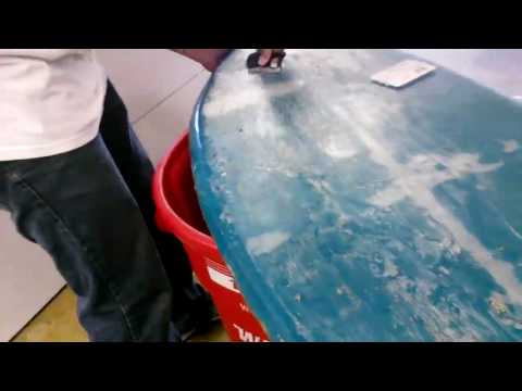 comment appliquer la wax sur un skimboard