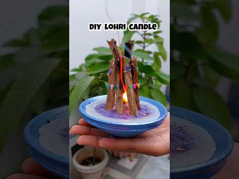 Lohri Ke Lie Banai Special Candle #diy #lohri #craft #candle