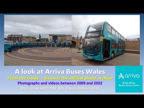 Arriva Buses Wales: Rhyl Sapphire E400 launch in 2014