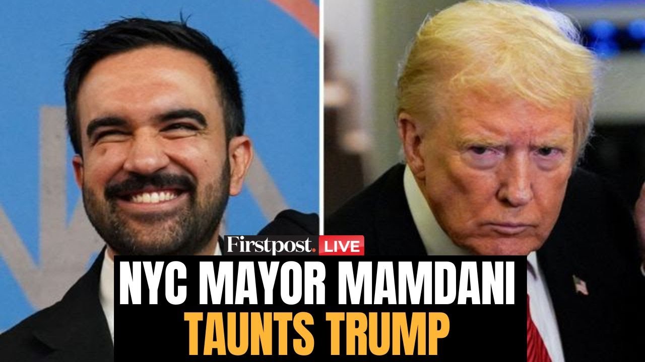Zohran Mamdani LIVE: New York City's Mayor Mamdani Blasts Trump After Winning Elections