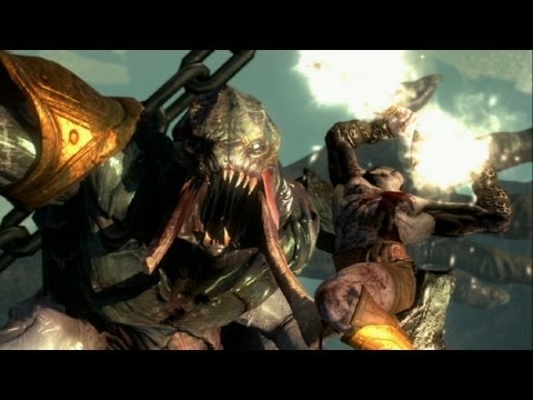 God of War Ascension: Aegaeon the Hecatonchires Boss Fight