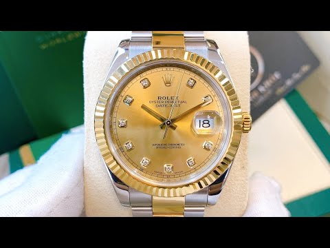 Siêu Đẹp | Review Đồng Hồ Rolex Datejust 41: Rolesor Vàng M126333-0011 Lướt Full 11/2017