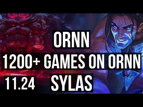 ORNN vs SYLAS (TOP) | Rank 2 Ornn, 1200+ games, 4/2/13 | EUW Grandmaster | 11.24