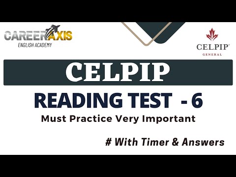 Celpip Reading Mock Test - 6 | Celpip Reading Practice Test