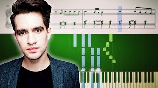 THE OVERPASS (Panic! At The Disco) - Piano Tutorial + SHEETS