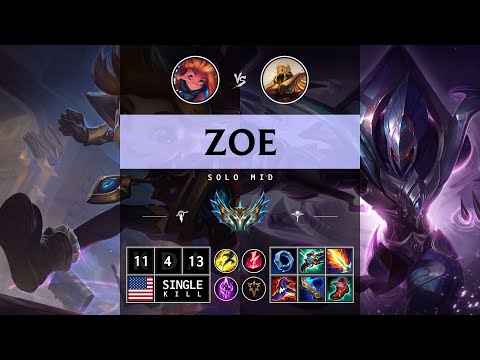 Zoe Mid vs Azir - NA Challenger Patch 14.12