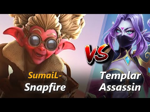 How to Snapfire mid vs Templar Assassin (feat. SumaiL-) | First 10 minutes