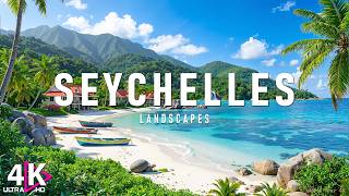 Seychelles 4K - Islands in Silence, Water in Motion & Endless Blue | Relaxing Music