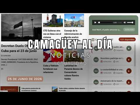 Boletín informativo 25 de junio de 2026