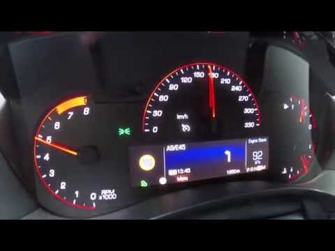 2016 Cadillac ATS-V 0-160 kph acceleration