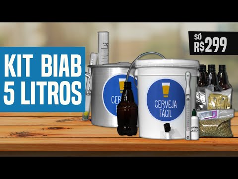 GUIA PRÁTICO: APRENDA A FAZER CERVEJA FAZENDO [KIT BIAB 5L]