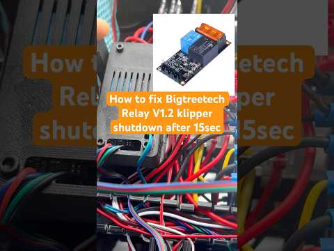 Fix Bigtreetech power relay  to auto shutdown after 15sec #3dprinting #bigtreetech relay #fix