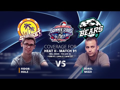 GPL Summer Series - Fedor Holz vs. Sorel Mizzi - Live from The Cube - W10M91