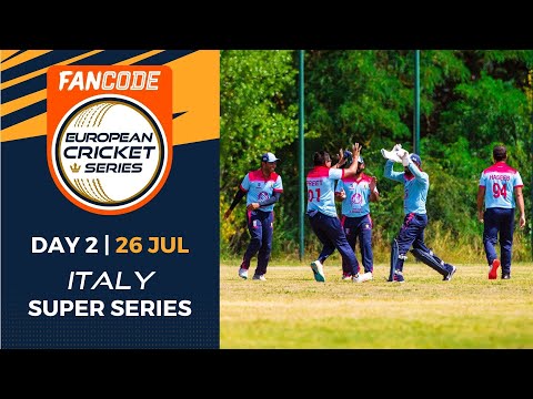 🔴 FanCode European Cricket Series Italy, Super Series, 2022 | Day 2 | T10 Live Cricket