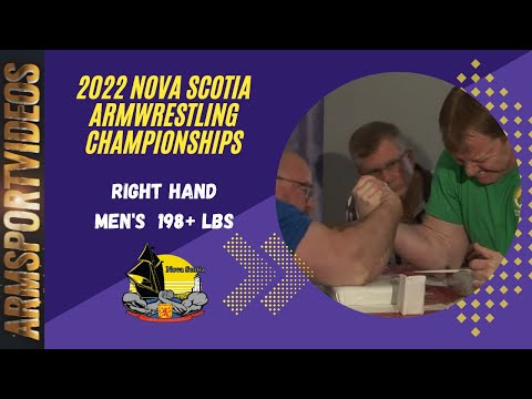 Men's Right Hand 198+ lbs - 2022 NS Provincial Championships