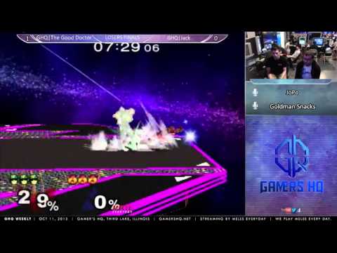 GHQ Weekly [10/11/15] - Losers Semis: GHQ | The Good Doctor (Sheik) vs. GHQ | JackKenney (Falcon)