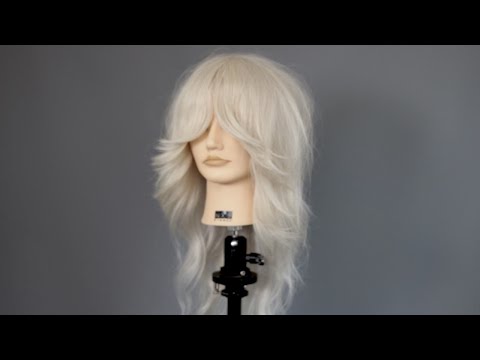 How to cut a long shag with curtain BANGS by Ben Brown
