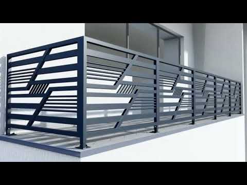 Modern Balcony Grill Design with Balcony Railing Design