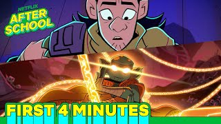 First 4 Minutes Movie Clip | Rise of the Teenage Mutant Ninja Turtles | Netflix After School