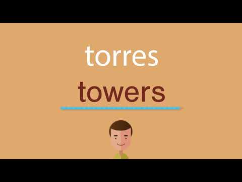 Cómo se dice torres en inglés